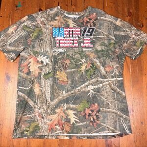 Martin Truex Jr 19 NASCAR Camo T-Shirt Mens 2XL TrueTimber Joe Gibbs Racing